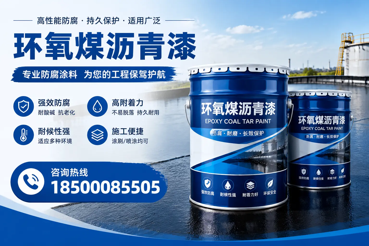 环氧煤沥青漆与其他漆类的比较，长春用户的选择依据
