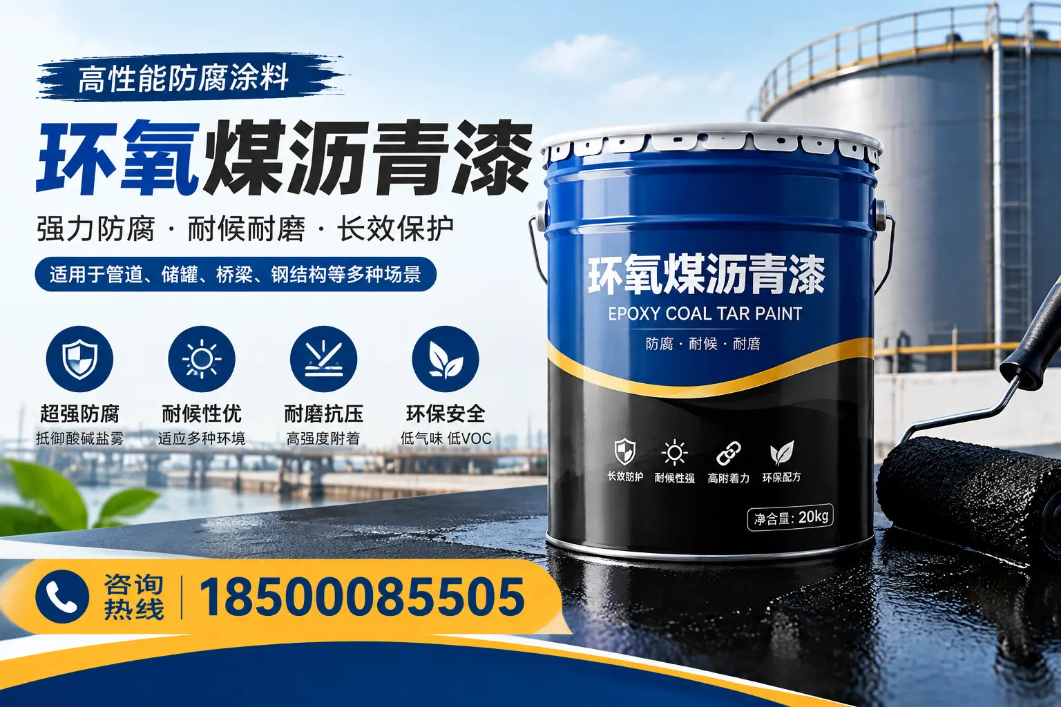 环氧煤沥青漆的施工步骤详解,长春装修必备知识